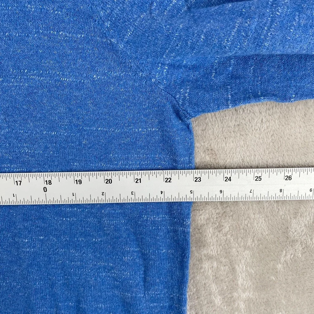 J.Crew‎ Ragland Half-Zip Sweater Men XL Blue Cotton Mock Neck Casual NWT $98